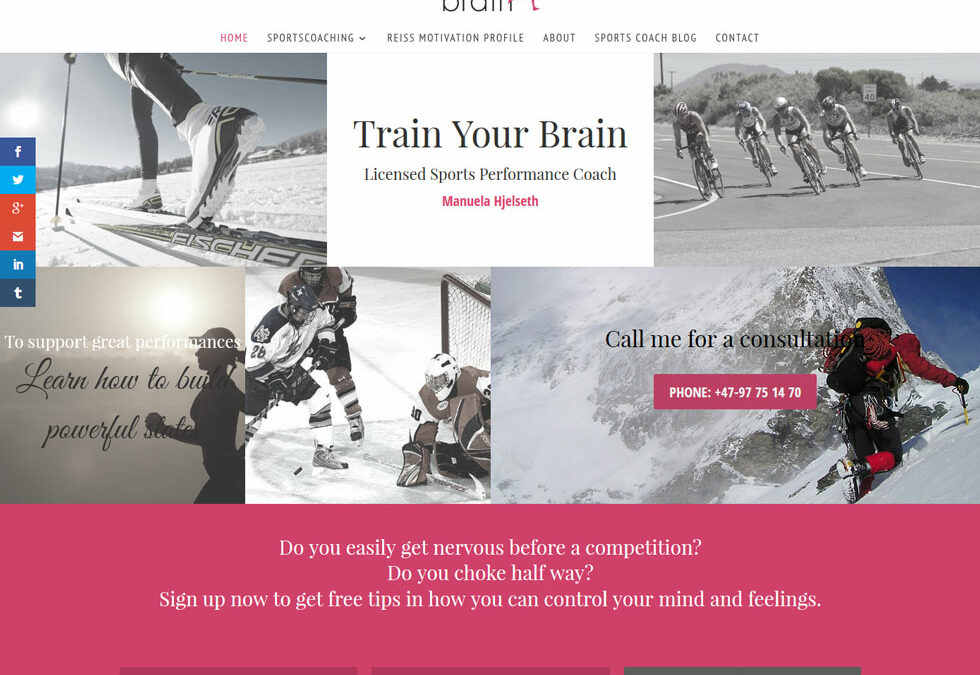 Ny hemsida till Train Your Brain