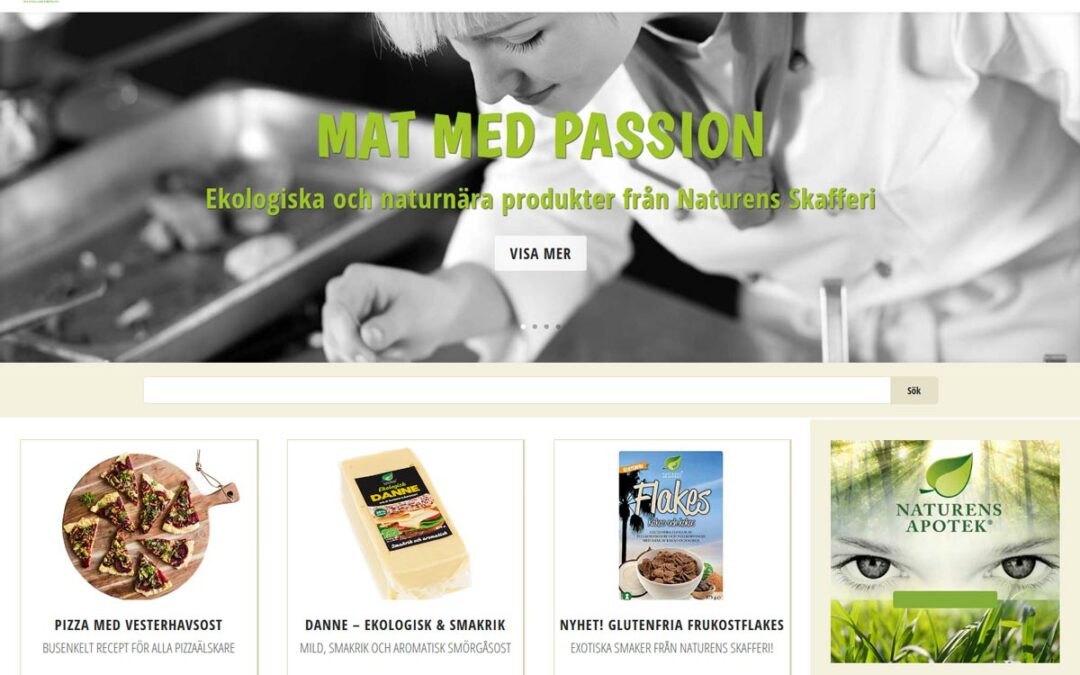 Livsmedelsföretag i Malmö har fått en ny hemsida