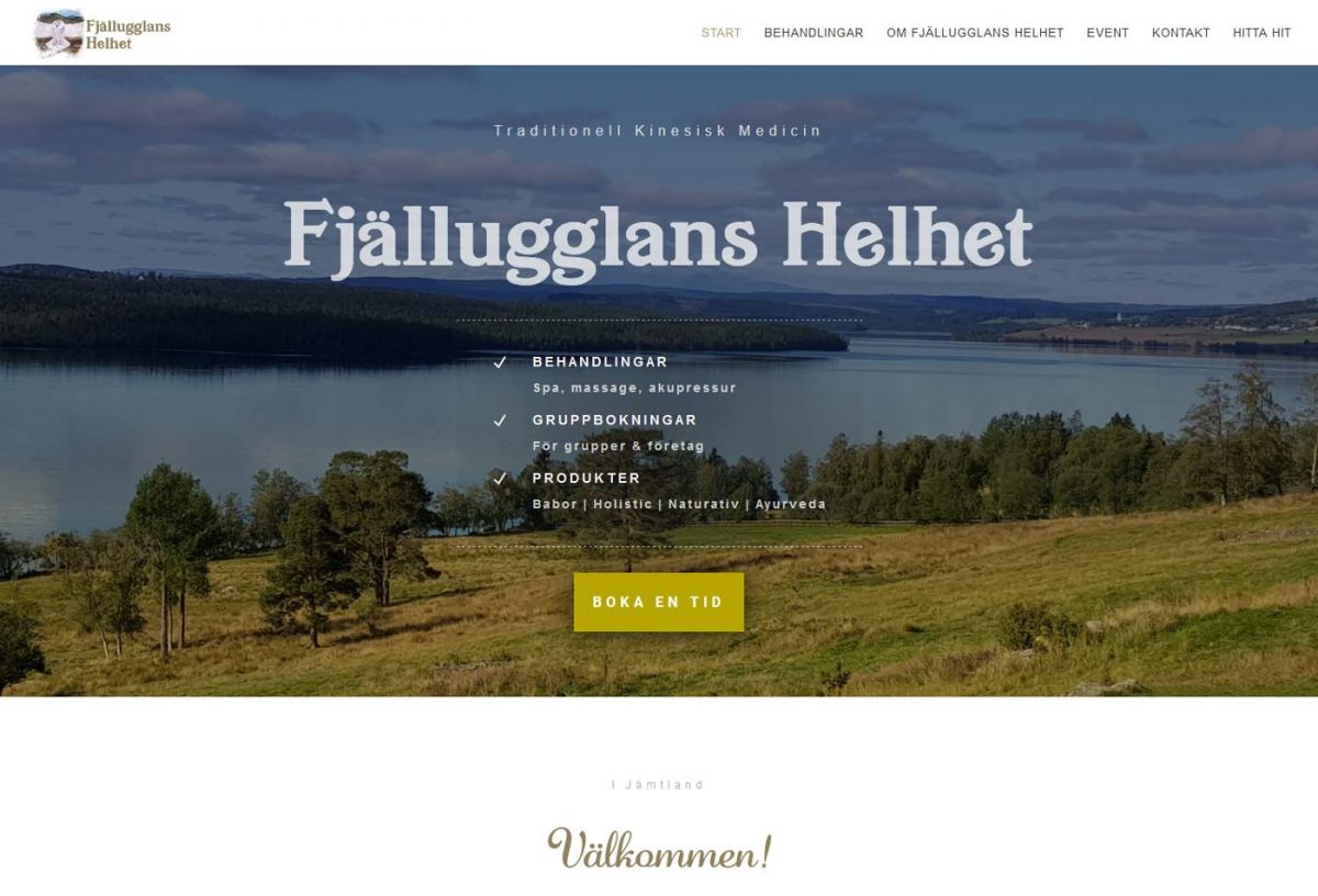 Företag i underbara Jämtland har fått en ny hemsida